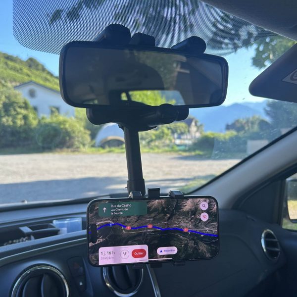 Support téléphone pour miroir